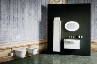 Зеркало Laufen The New Classic 50 белое, с подсветкой