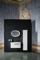 Зеркало Laufen The New Classic 50 белое, с подсветкой