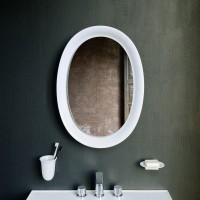 Зеркало Laufen The New Classic 50 белое, с подсветкой