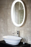 Зеркало Laufen The New Classic 50 белое, с подсветкой