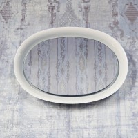 Зеркало Laufen The New Classic 50 белое, с подсветкой