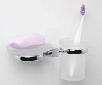 Стакан Wasserkraft Lippe K-6526 с мыльницей Стакан Wasserkraft Lippe K-6526 с мыльницей