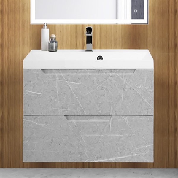 Тумба с раковиной BelBagno Vittoria 70 подвесная, toros bianco