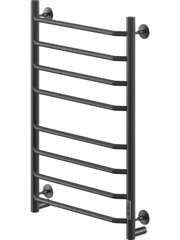 Полотенцесушитель электрический Ника Way 3 80/50, матовый черный RAL9005