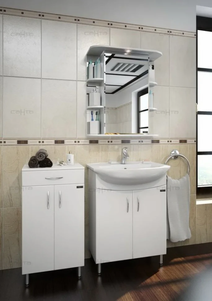 Тумба СаНта Стандарт TH 45 2 двери, 1 ящик