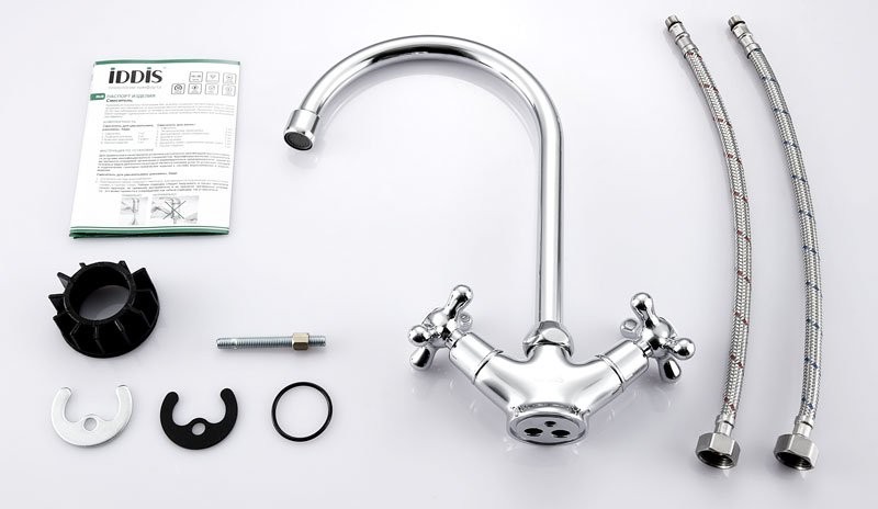 Смеситель для кухни IDDIS Jeals 59000T4C+W04