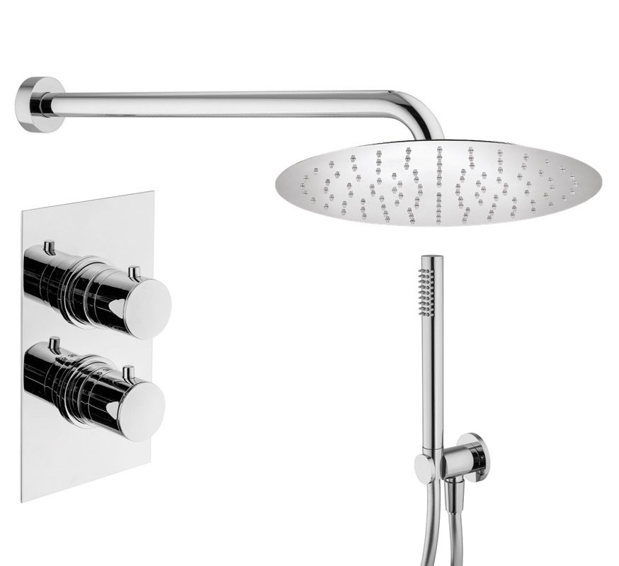 Душевой комплект Plumberia Selection Ixo KITXOT18QCR С ВНУТРЕННЕЙ ЧАСТЬЮ, хром