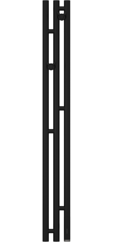 Полотенцесушитель электрический Сунержа Терция 3.0 R 120х11 черный матовый