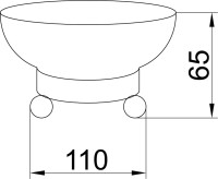 Мыльница Boheme Hermitage Bronze 10330 Мыльница Boheme Hermitage Bronze 10330