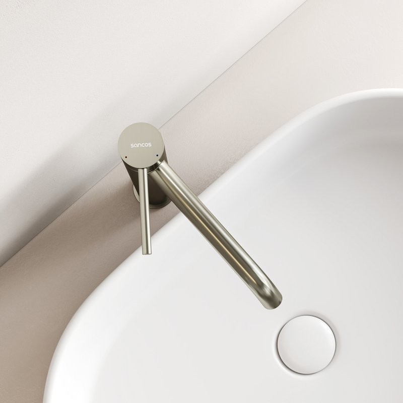 Смеситель для раковины Sancos Etna SC9002BN брашированный никель