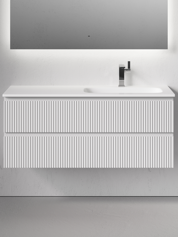 Тумба с раковиной Sancos Snob R 120 R подвесная, bianco