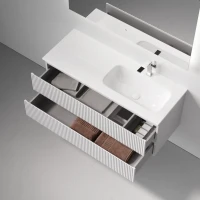 Тумба с раковиной Sancos Snob R 120 R подвесная, bianco