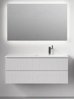 Тумба с раковиной Sancos Snob R 120 R подвесная, bianco