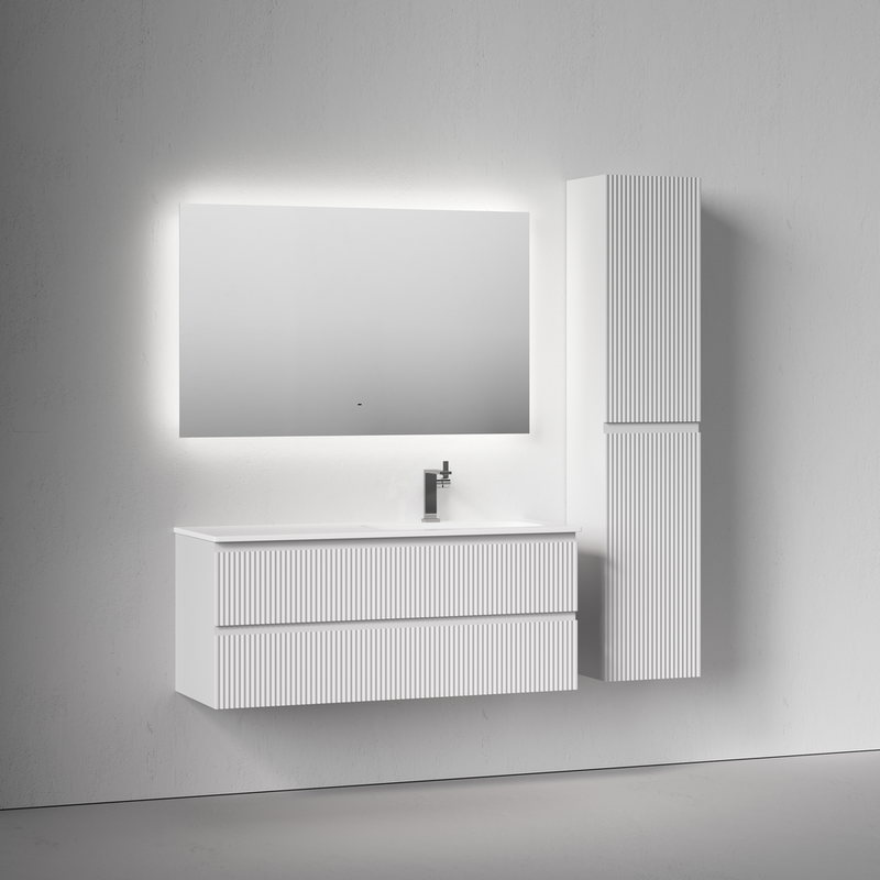 Тумба с раковиной Sancos Snob R 120 R подвесная, bianco