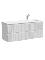 Тумба с раковиной Sancos Snob R 120 R подвесная, bianco