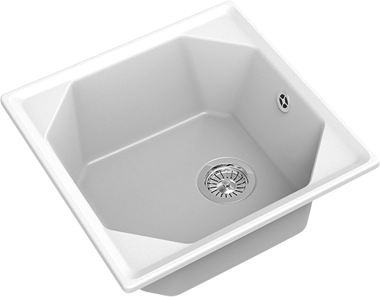 Мойка кухонная GranFest Unique U-500 иней