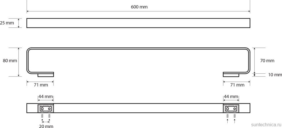 Полотенцедержатель Bemeta Solo 139104282