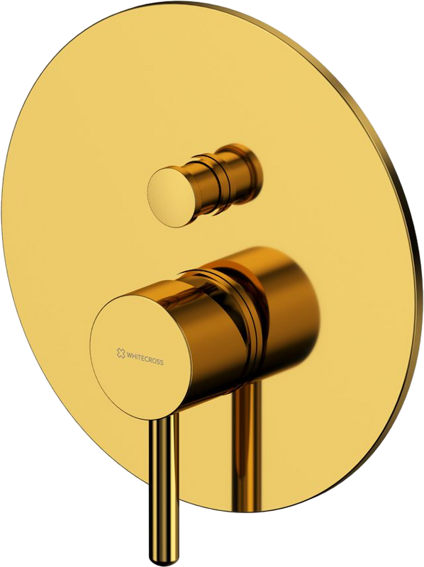 Встраиваемый смеситель для душа и ванны WHITECROSS Y Y1235GL С ВНУТРЕННЕЙ ЧАСТЬЮ, золото