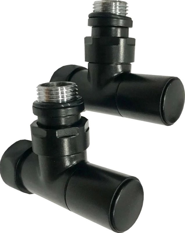 Полотенцесушитель водяной Secado Комано 2 105x55 см, матовый черный, лесенка