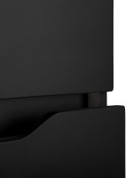 Тумба под раковину Orange Line 60, черная матовая