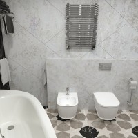 Система инсталляции для унитазов Lavinia Boho RelFix 77020047 5 в 1 с кнопкой смыва и дозатором, глянцевый хром