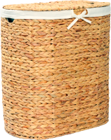 Корзина для белья Wasserkraft Dill WB-610-L светло-коричневая, большая