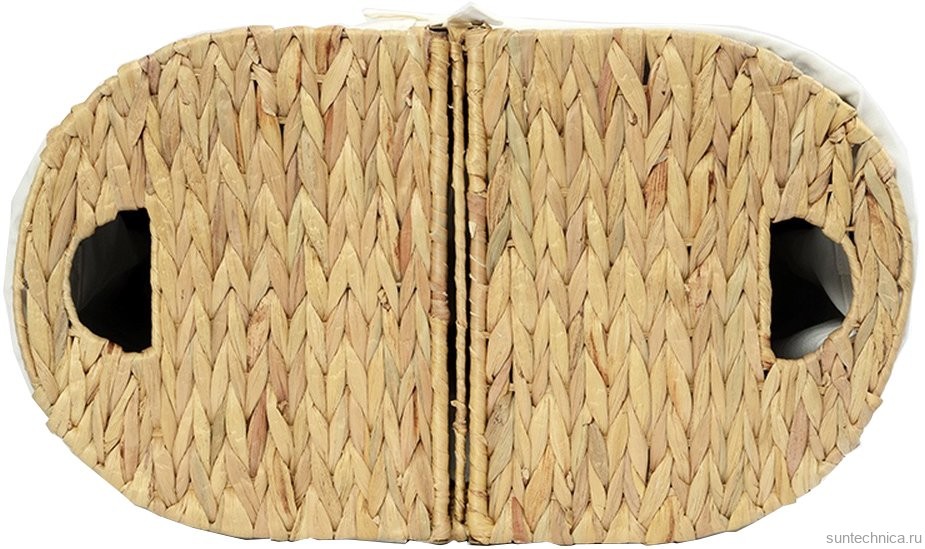 Корзина для белья Wasserkraft Dill WB-610-L светло-коричневая, большая