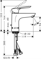 Смеситель для раковины Hansgrohe Logis E 71161000