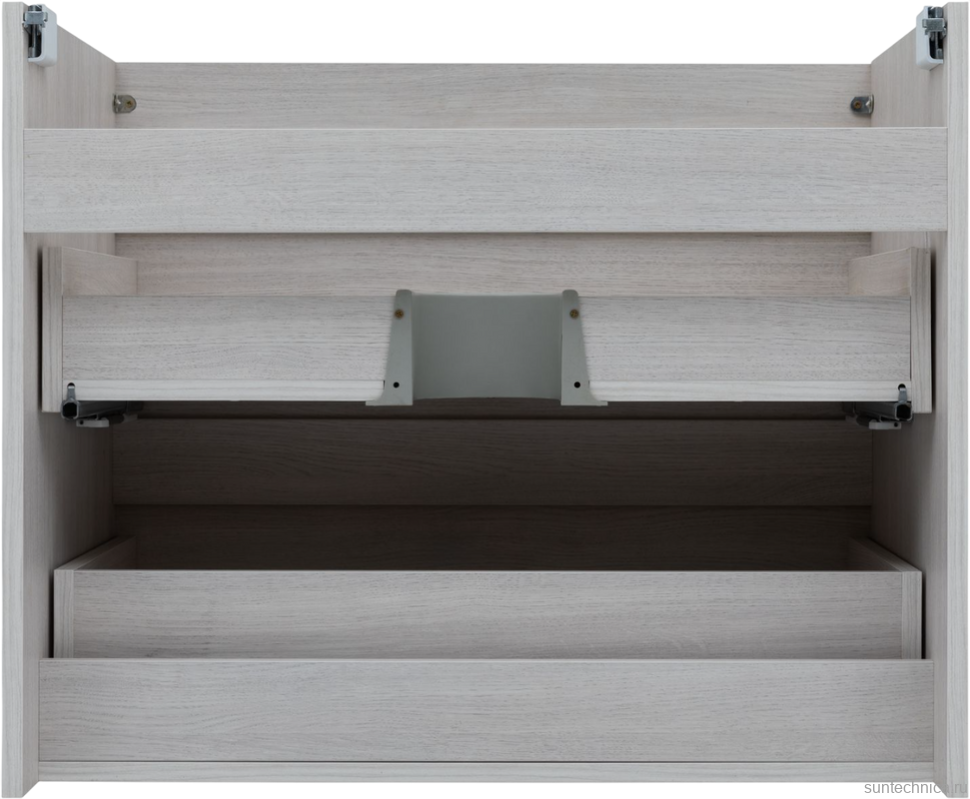 Тумба с раковиной Aquanet Нота new 75 подвесная, дуб холден