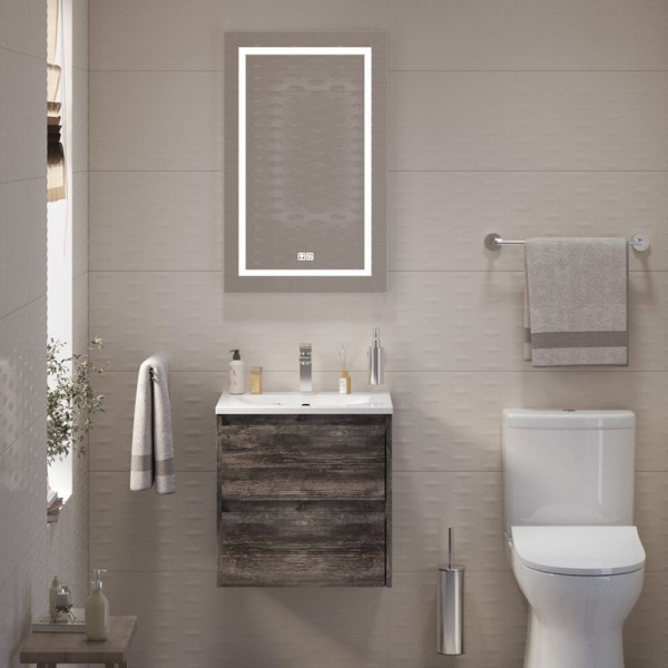 Мебель для ванной комнаты BelBagno Kraft 39 50 pino pasadena, раковина BB-8099-3-50