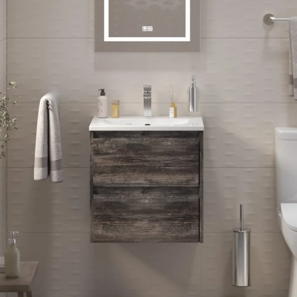 Мебель для ванной комнаты BelBagno Kraft 39 50 pino pasadena, раковина BB-8099-3-50