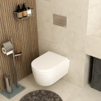 Система инсталляции для унитазов Wasserkraft Dinkel 58TLT.010.ME.BN03 с кнопкой смыва никель