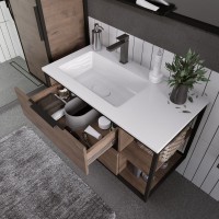 Мебель для ванной комнаты Grossman Лофт 90 веллингтон, черный, раковина Madera Modul 90 L