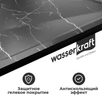 Поддон для душа Wasserkraft Neime 19T10 120x100, с сифоном