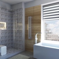 Полотенцесушитель электрический Grota Corsa K NM EL 18х120, с крючками, матовый хром
