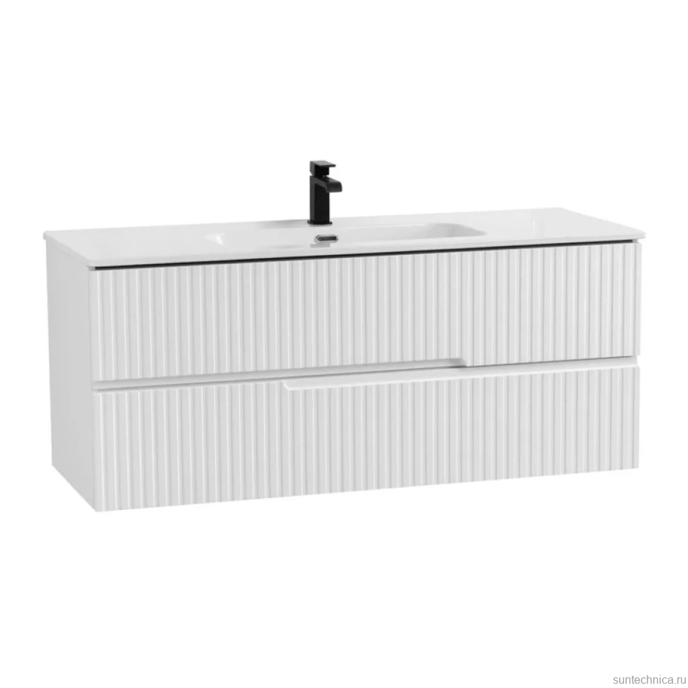 Мебель для ванной комнаты Cezares Duet 120 bianco lucido, раковина Cezares CZR-8095-120