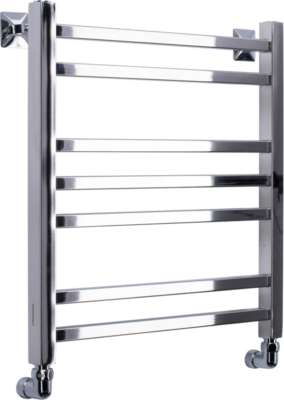 Полотенцесушитель водяной Comfysan Pioli-K W-6 60х50 60x55 см, хром, лесенка