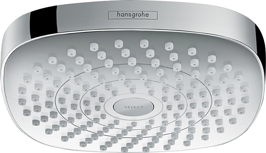 Верхний душ Hansgrohe Croma Select E 180 26524400 белый/хром