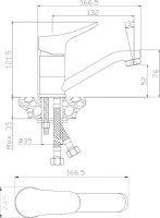 Смеситель для раковины Olive'S Arriba 09110AR