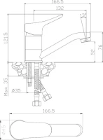 Смеситель для раковины Olive'S Arriba 09110AR