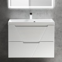 Тумба под раковину BelBagno Vittoria 70 подвесная, bianco opaco