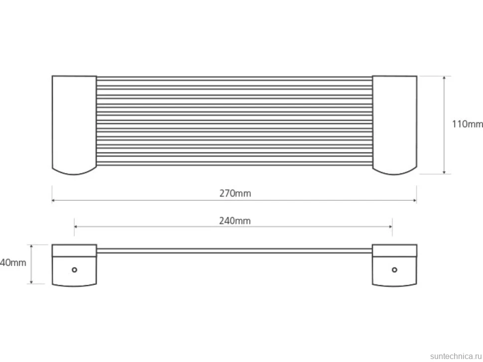 Полка Bemeta Cytro 146102275 brush