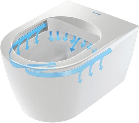 Унитаз подвесной Duravit ME by Starck 45290900A1 с микролифтом