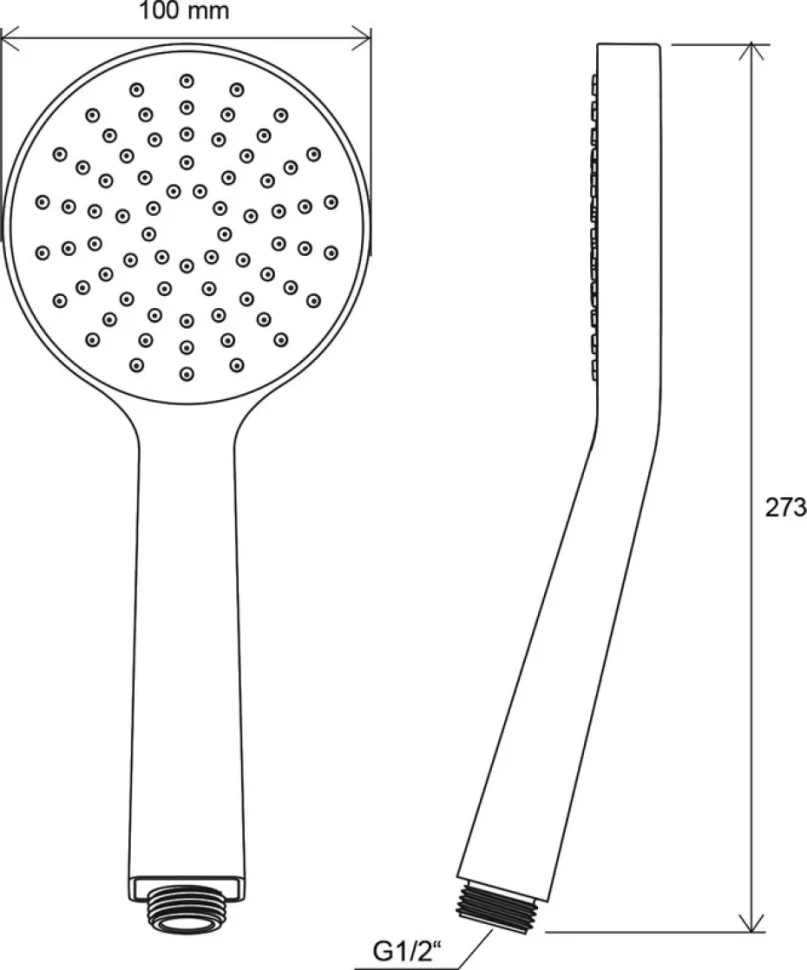 Душевая лейка Ravak Flat S 960.00