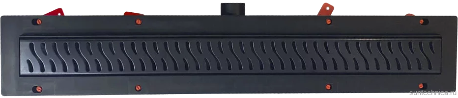 Душевой трап (лоток) Veconi Harmony B 650 черный матовый