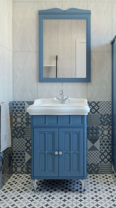 Мебель для ванной комнаты Caprigo Borgo 60 бриллиантово-синяя