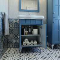 Мебель для ванной комнаты Caprigo Borgo 60 бриллиантово-синяя