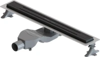 Душевой трап (лоток) Boheme Premium Trendy 60 см, черный