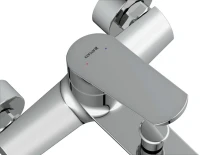 Смеситель для ванны с душем Cersanit Flavis 63035 Смеситель для ванны с душем Cersanit Flavis 63035