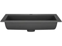 Мебель для ванной комнаты Vincea Chiara 2D 60, 2 ящика, дуб табак, с черной раковиной